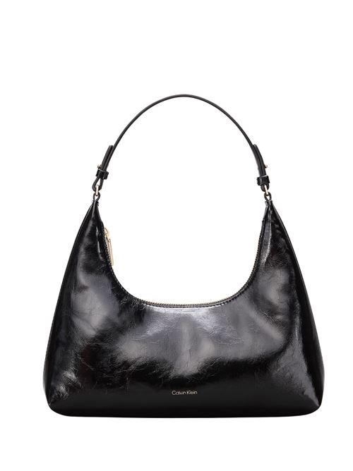 Borsa a spalla con finitura lucida Calvin Klein | LV04F3737GUB1